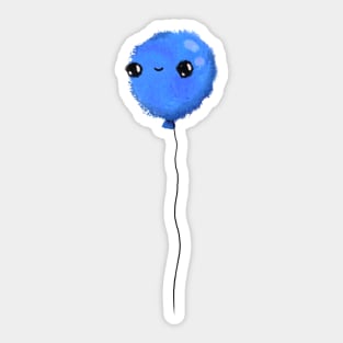 Lil blue balloon Sticker